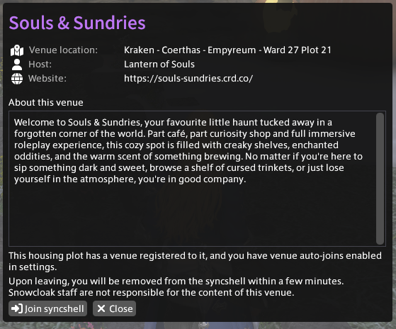 Snowcloak Main Window